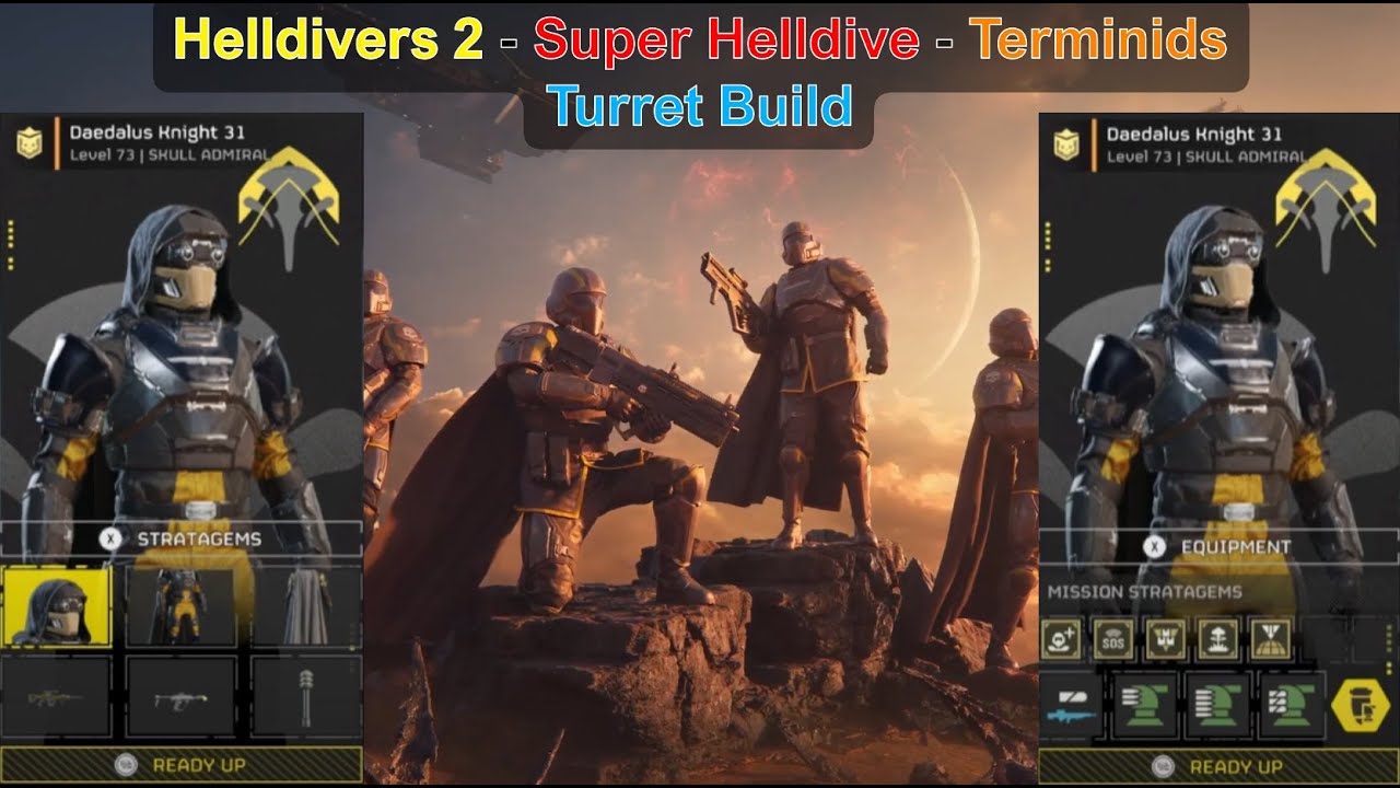 Helldivers 2 - Terminids - Super Helldive (Max Difficulty) - Turret ...