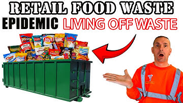 Voedselverspilling in de detailhandel Epidemie Afvalcontainers Duiken in Britse winkelparken [Waa...