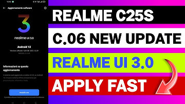 Realme C25s Received C.06 July New Update | Android 12 Support | New Features Review | Apply Fast.