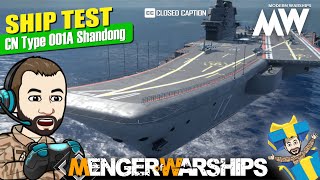 CN Type 001A Shandong, испытания оружия и обслуживание авианосца класса 2 | MODERN WARSHIPS