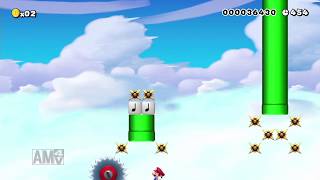 [6hours] Super Mario Maker - A Hard Level Tricky Mario: Vals Airspace 2