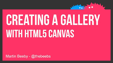 Creating a Picture Gallery with HTML5 Canvas