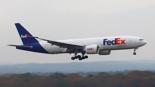 Fedex Express Boeing 777-F28 [N880FD] Awesome Landing at Cologne Airport (CGN) [Full HD]