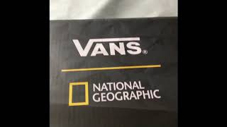 Vans X National Geographic classic Slip-On “Glaciers» unboxing