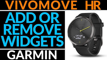 Add or Remove Widgets - Garmin Vivomove HR Tutorial