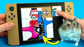 Drawing NABNAB & CAINE for Cardboard Puzzle❤️ The Amazing Digital Circus by HAMSTERS SHOW 2,812 views 2 months ago 3 minutes, 15 seconds