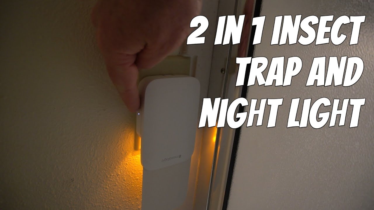 Mosalogic Flying Insect Trap Review - Plug-in Mosquito, Gnat, Moth, Fly  Catcher with Night Light 