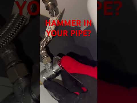 Water hammer sound when Faucet pressure changes quickly - How to limit pressure with shutoff valve