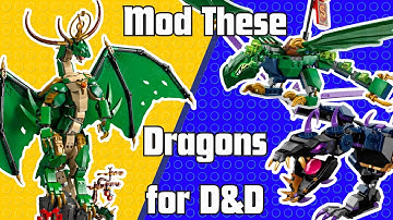 I Customized these 3 Ninjago Dragons for D&D | Brick Bestiary