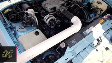 1991 Pontiac Firebird DIY PVC Cold Air Intake - This did not go as planned...