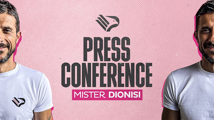 🔴 LIVE | Conferenza stampa di presentazione mister Alessio Dionisi