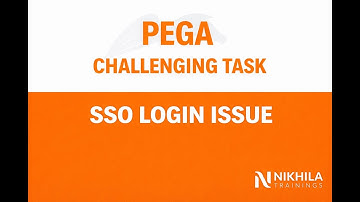 Challenging Task in Pega : How to trace and debug SSO login issues in Pega |whats app 8019256326