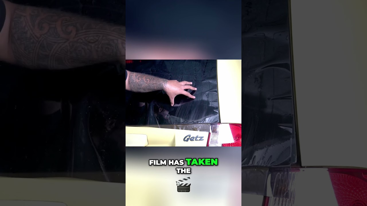 Heat Shrink Film on rear window 