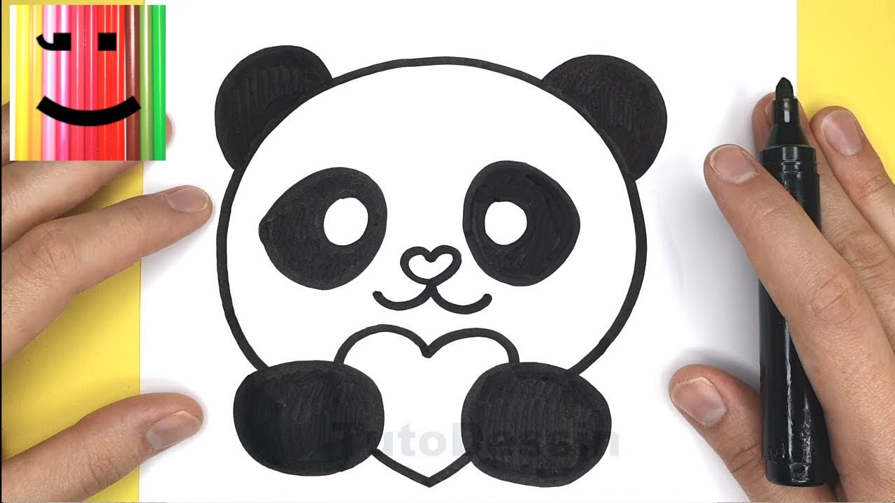 Dessiner Panda Mignon Tuto Dessin Facile Et Rapide A Faire A Partir De ...