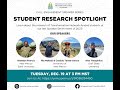 Student research spotlight featuring transformation network graduate students