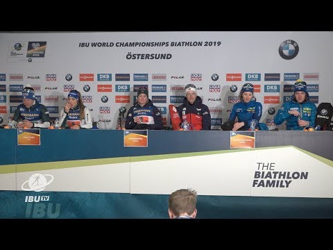 #2019Ostersund Single Mixed Relay Press Conference