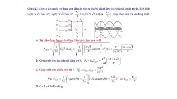 Công suất một chiều, công suất tiêu thụ trên tải thuần trở R của mạch chỉnh lưu tia 3 pha-DTCS-ch2