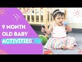 9 month old baby milestones  development  activities  for babies