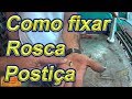 Como fixar rosca postiça - salvar rosca espanada #87