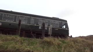 Keighley & Worth Valley Railway: The BR DMU Class 101 Nos.51803+51189 was leaves at Keighley.