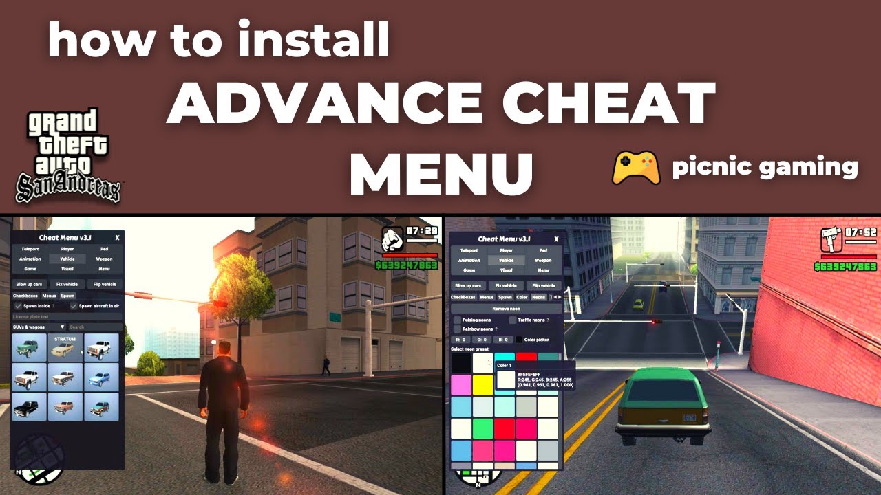 Download Cheat Menu v3.2 for GTA Vice City