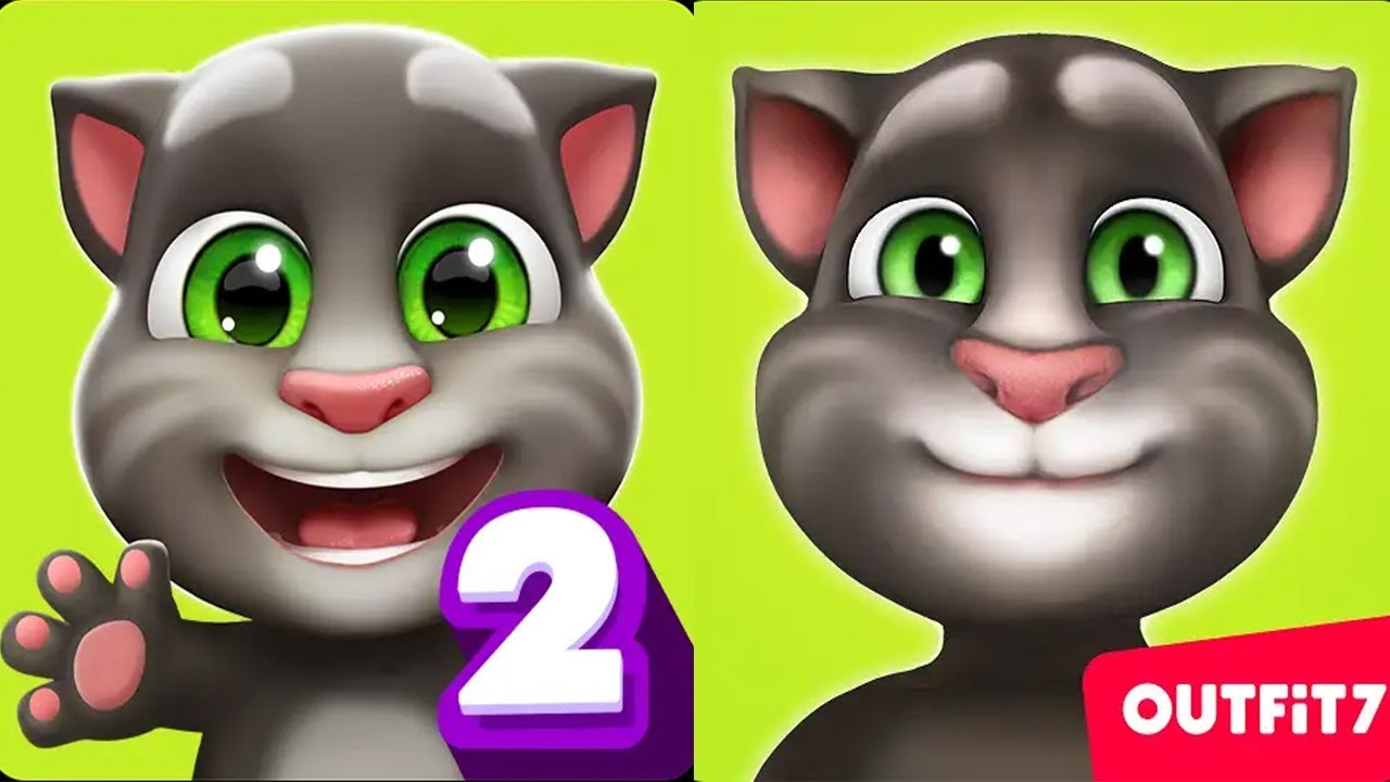 My Talking Tom 2 Vs My Talking Tom Android Gameplay 1 Previews For Youtube Videos
