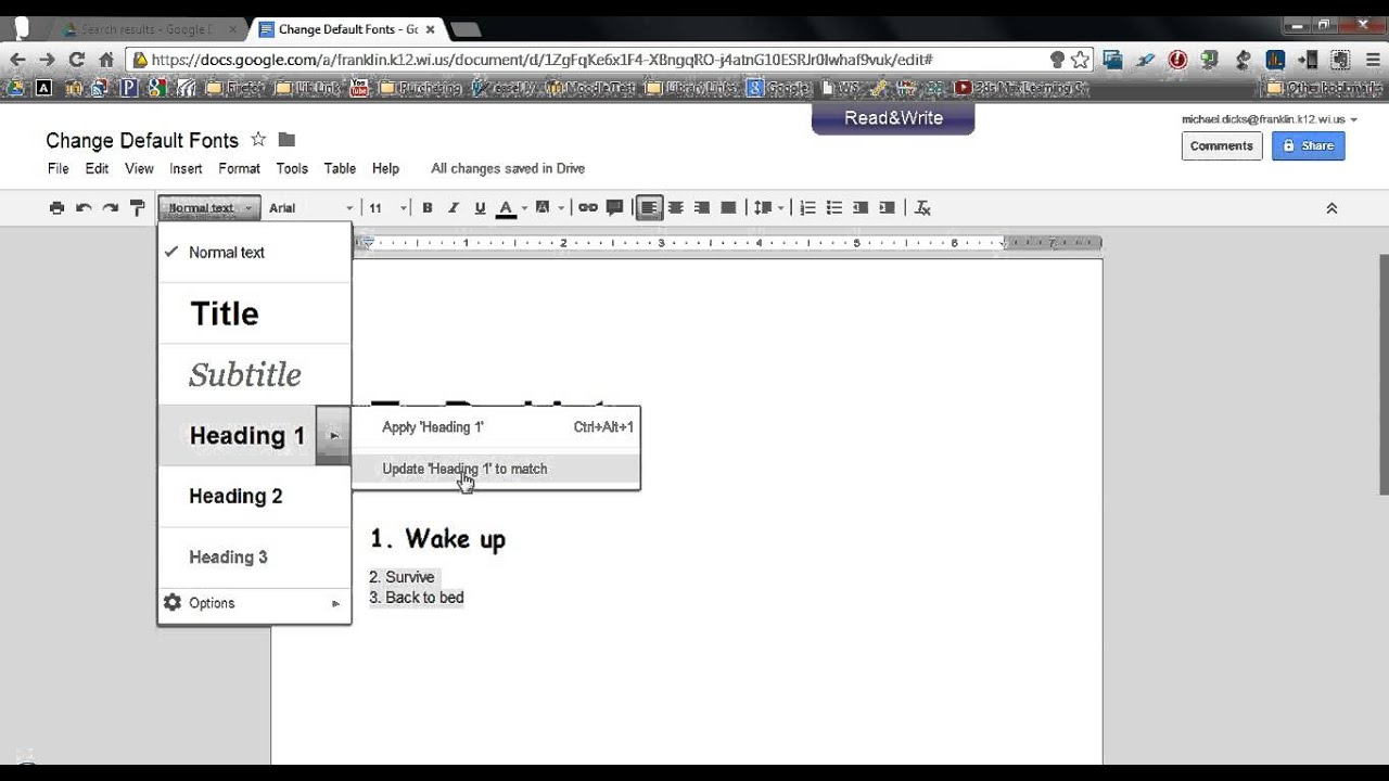 tip set default fonts in google docs youtube paint format in google docs