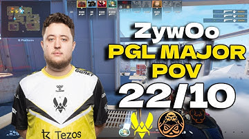 CS2 POV Vitality ZywOo (22/10) vs ENCE (Vertigo) PGL CS2 Major Copenhagen 2024 Europe RMR B