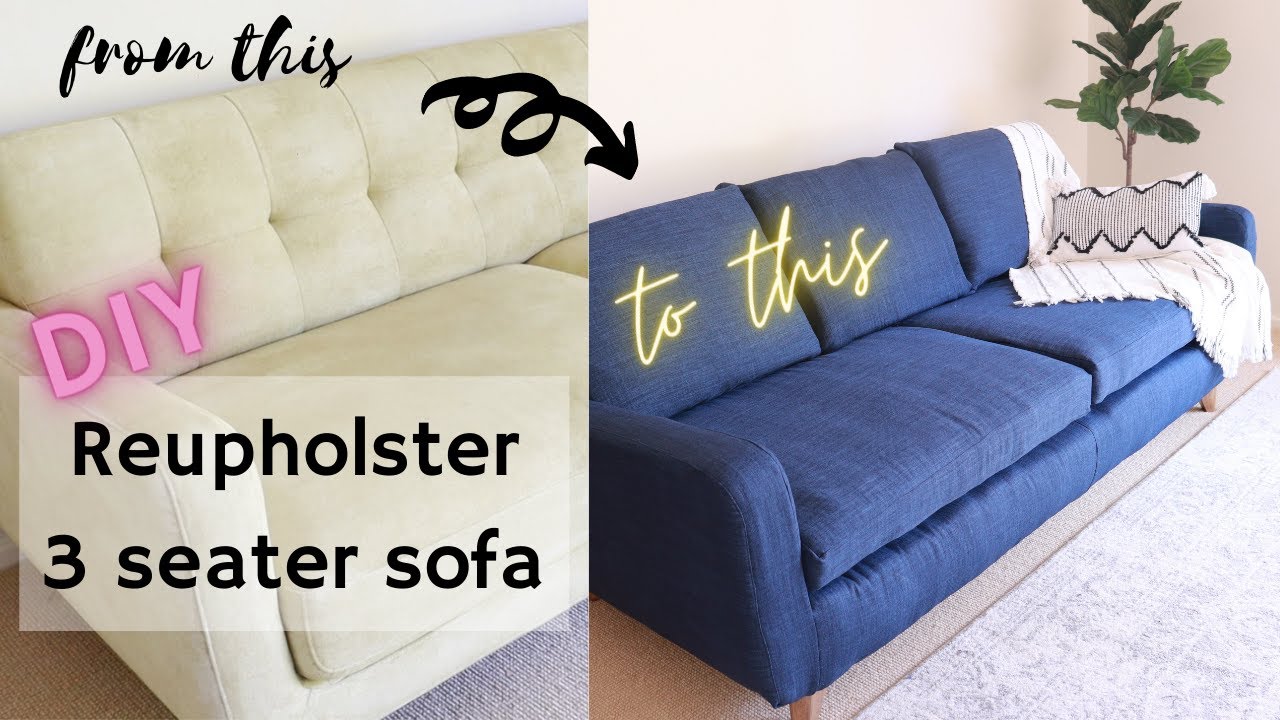 Fix frumpy sofa cushions with this 3-step trick