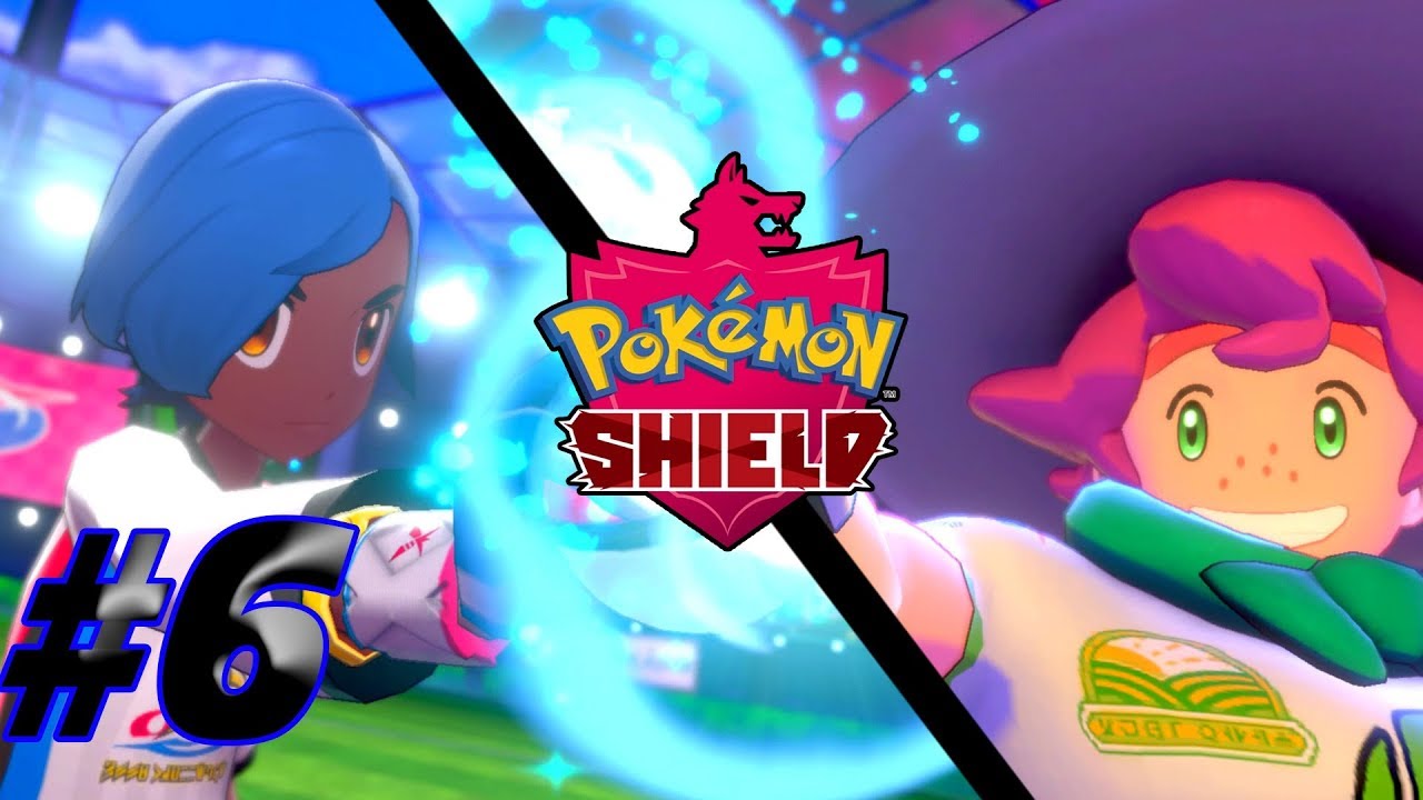 Pokemon Shield #6 Grass Gym Mission & Gym Leader Milo Battle