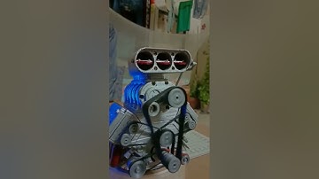 3d printed v8 engine / full video link is in description #shorts #youtubeshorts #trending