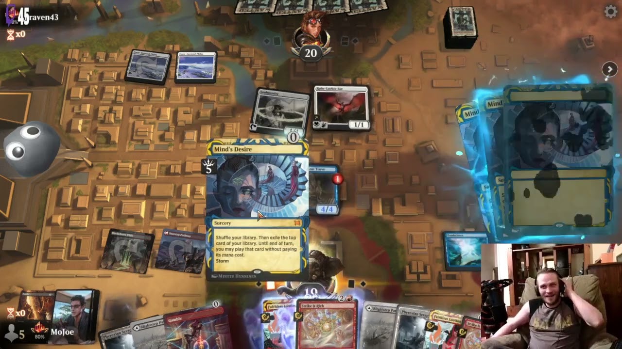 Turn 2 Win in Historic MINDS DESIRE INFINITE
