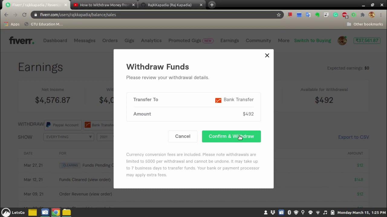 How to Withdraw Money from Fiverr Best Way to Withdraw Money from