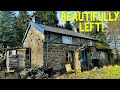 We found an abandoned rock house with everything left behind