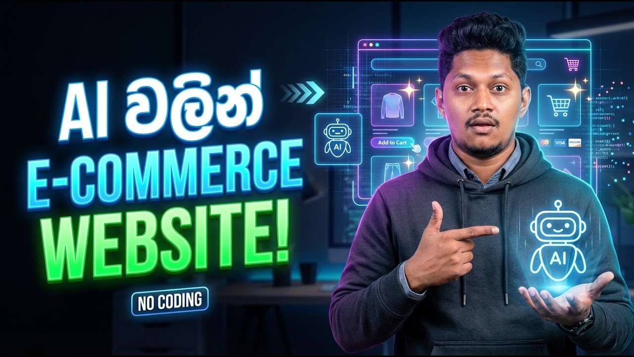 AI වලින් E-commerce Website එකක් හදමු