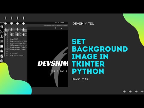 Set Background Image In Tkinter Python - YouTube