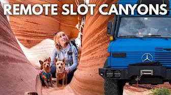 Unimog Truck Camping in the Desert | Discovering the Hidden World of Utah's Slot Canyons