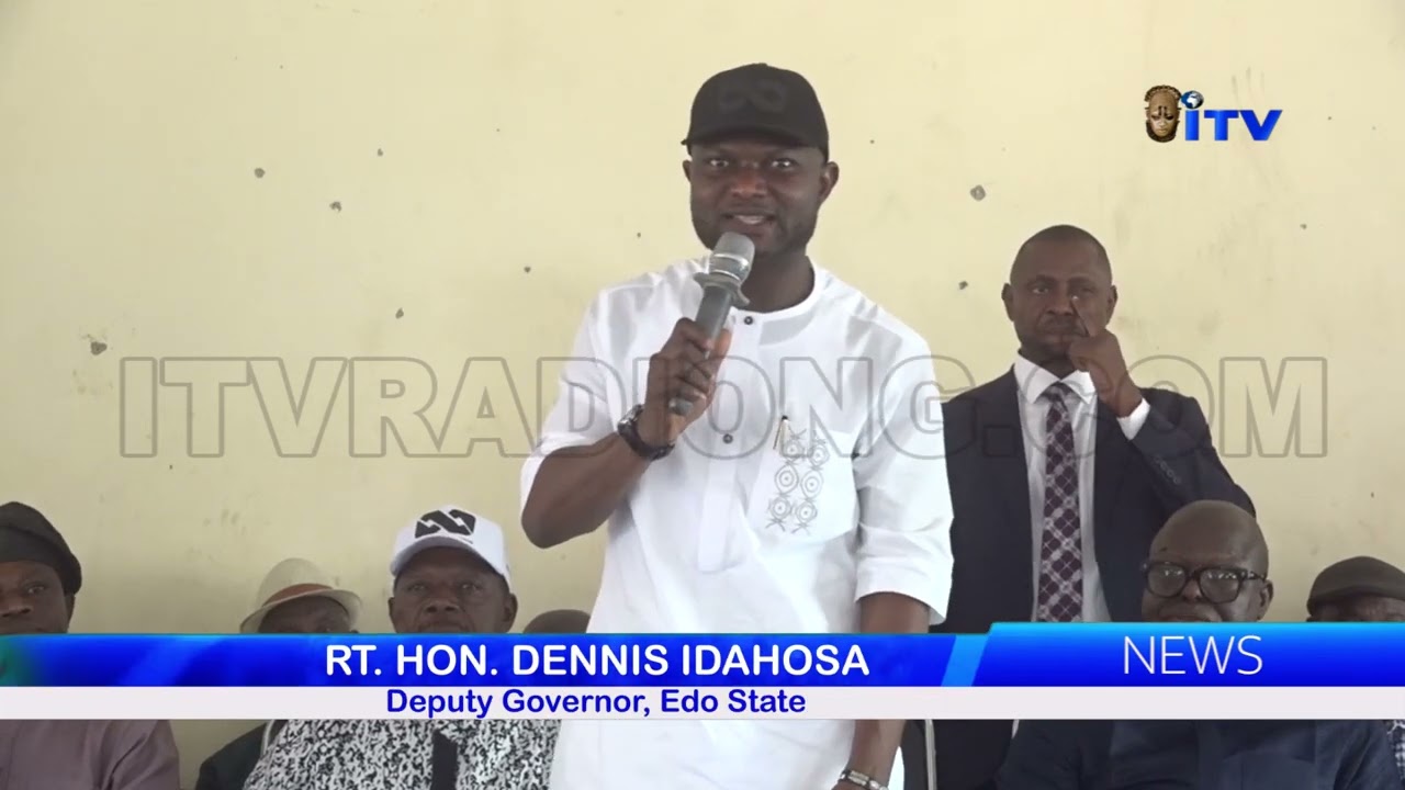 Edo Deputy Governor Receives Crowd Of Opposition Party Members Into APC At Iguobazuwa