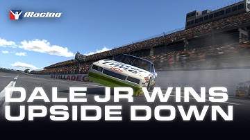 Dale Jr Wins Upside Down
