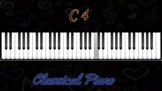 C4 Clical Piano Note