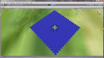 Cellular automata for waterflow simulation showing emergent behavior
