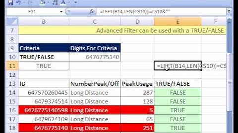 Excel Magic Trick #211: Advanced Filter Extract ID Variable