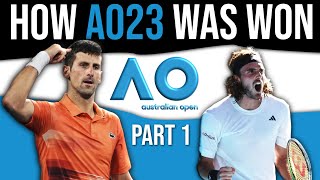 How Novak Djokovic beat Stefanos Tsitsipas at the 2023 Australian Open | Doctor Depth