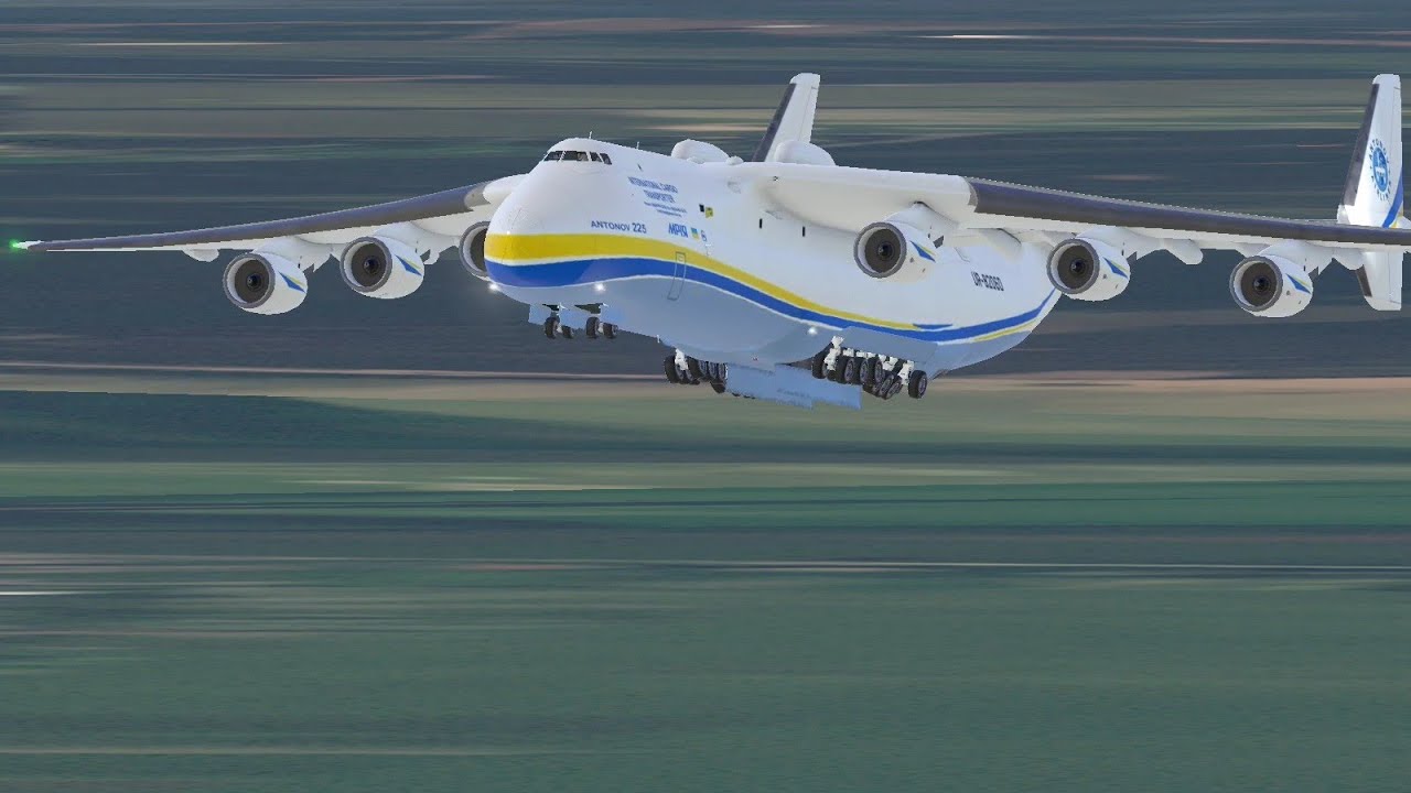 REAL FLIGHT SIMULATOR AN 225 Mriya From KYIV