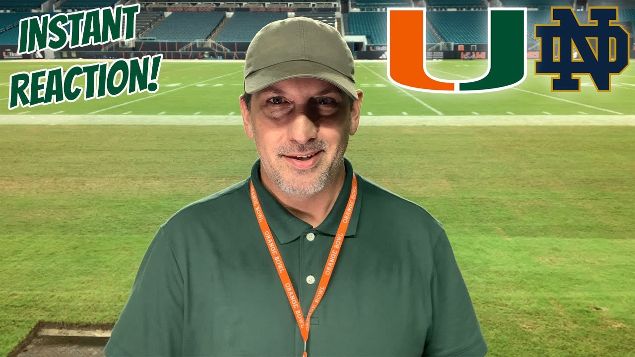 INSTANT REACTION to #10 Miami's Win Over #6 Notre Dame