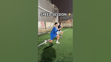 Want to get faster? TRY THIS speed session #strengthandconditioning #athletetraining #speedtraining
