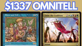 This card does EVERYTHING! Legacy Mono Blue Omnitell with NO RESERVE LIST cards. MTG League