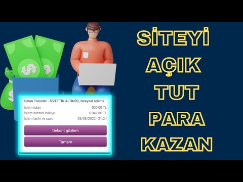 Siteyi Açık Tutarak Para Kazan - İnternetten Para Kazanma 2022