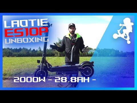 Trottinette électrique - Laotie ES10P - Unboxing plus de 100km d'autonomie pour moins de 800€ !!