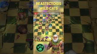 BEASTSECTOID WILD CATS 🐾🐛🐱 #shorts #autochess #autochessmobile